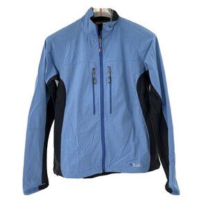 Rab Women’s Sawtooth Mountain Outdoor Hiking Jacket Blue Size UK14 (Large)